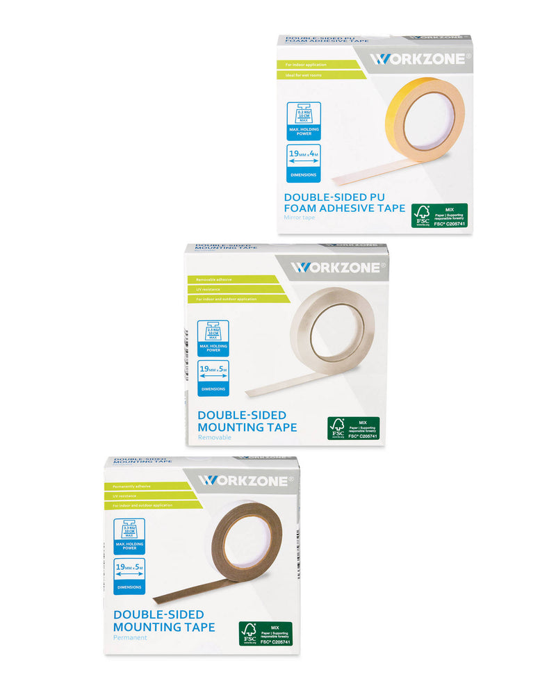 High performance double sided PU foam tape, imported from the UK