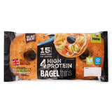 High protein bagel thins bakery product (British brand)