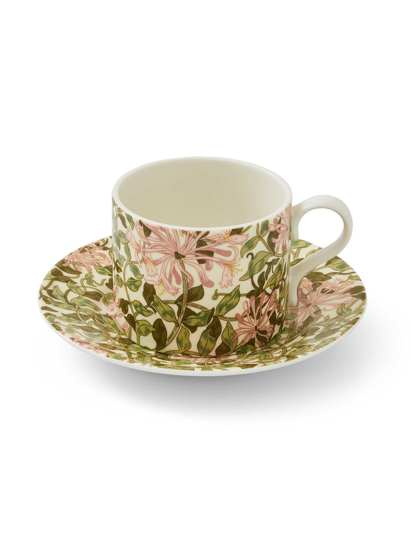 Morris & Co Honeysuckle cup and saucer, imported from the UK