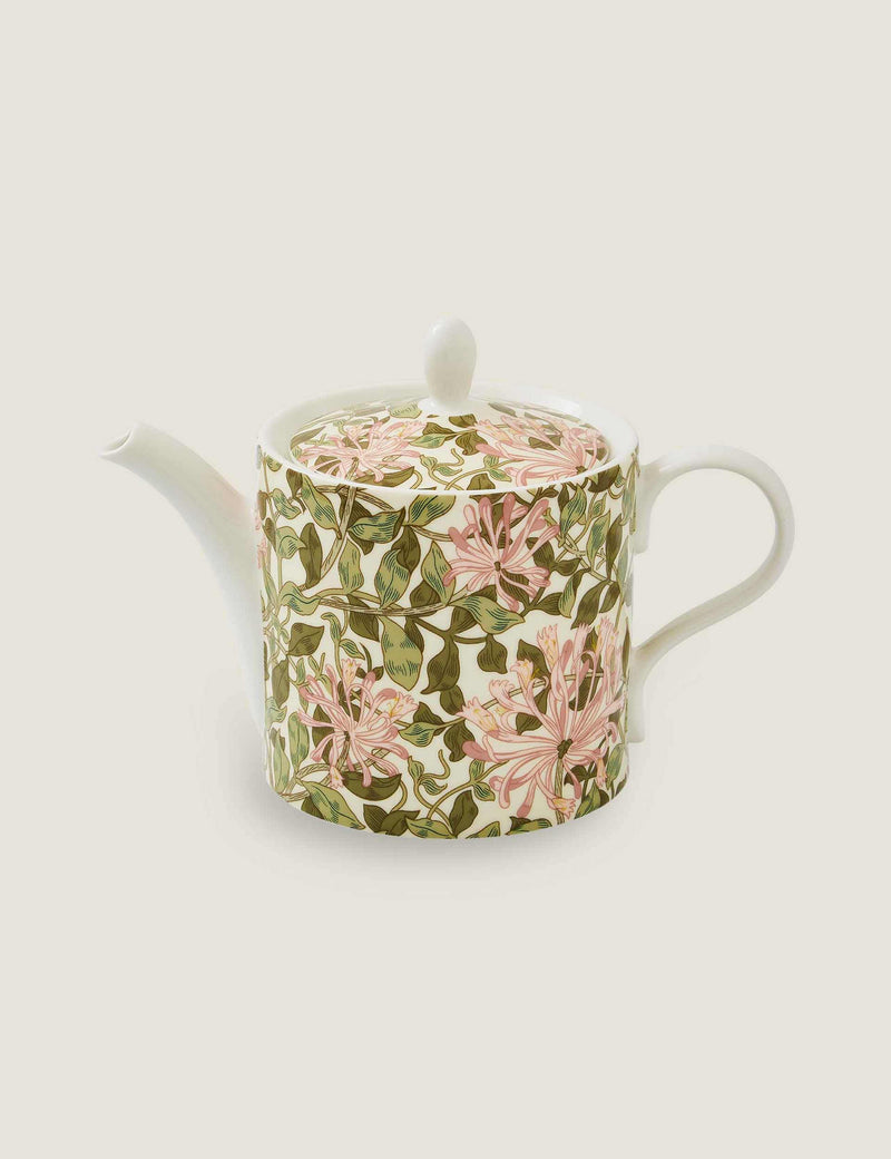 Morris & Co Honeysuckle porcelain teapot, imported from the UK