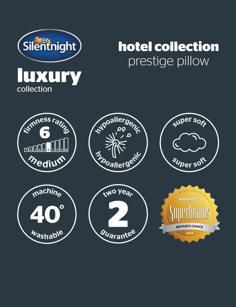 Silentnight Hotel Collection Prestige pillow, UK version