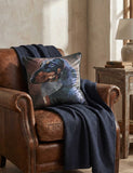MM Linen houndstooth dachshund cushion 50x50cm, imported from the UK