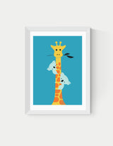M&S East End Prints I'll Be Your Tree Framed Art - Giraffe and Koala Illustration Print- Buy online at McGrocer