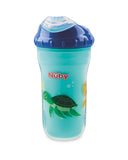 Insulated Cup with Silicone Straw and No-Spill Spout