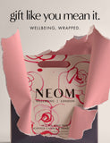NEOM It's All Rosy scented candle and hand balm set, imported from the UK