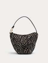 M&S M&S Jacquard Zebra Print Mini Shoulder Bag- Buy online at McGrocer
