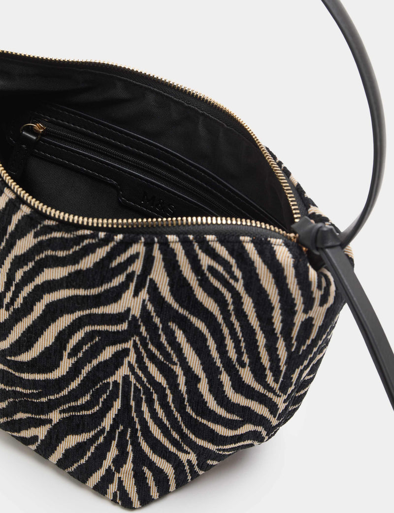 M&S zebra print mini shoulder bag - British product