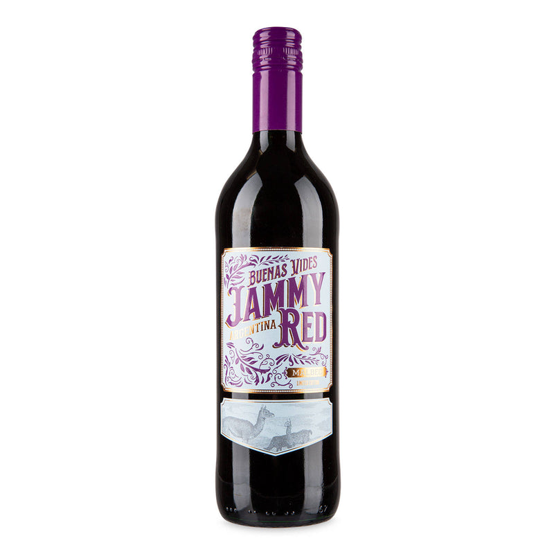 Red wine Jammy Malbec from Argentina - British product