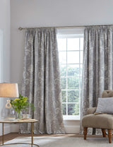 M&S Laura Ashley Josette Pure Cotton Pencil Pleat Blackout Curtains- Buy online at McGrocer