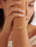 Katie Loxton waterproof birthstone bracelet with sunstone (British brand)