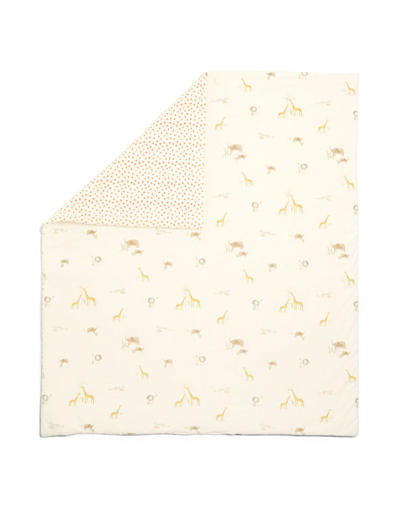Mamas & Papas jungle cotbed quilt, UK version
