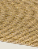 Jute loop rug natural fibre rectangular flat-weave, UK version