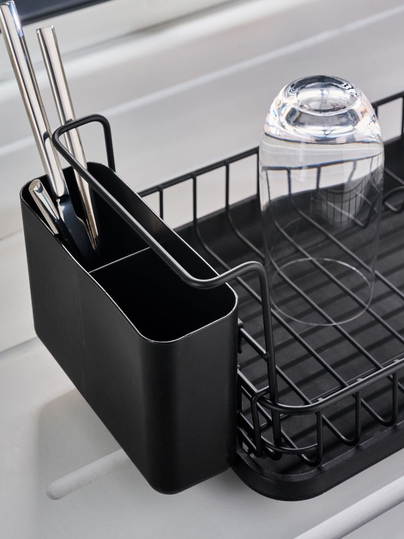 Black mini space-saving drainer 15.5cm x 43cm x 21.5cm - British product