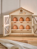 Wooden egg house for six eggs, imported from the UK