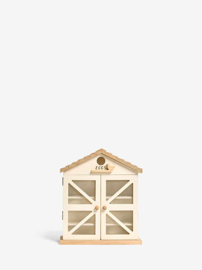 Wooden egg house for six eggs, imported from the UK