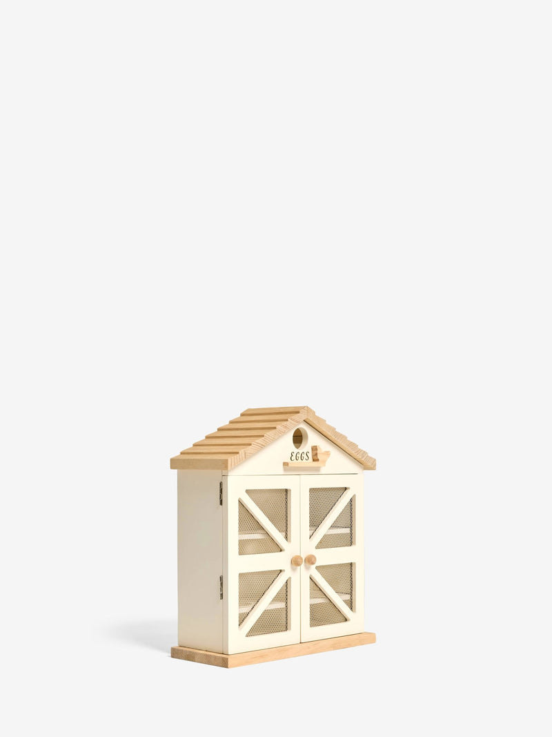 Wooden egg house for six eggs, imported from the UK