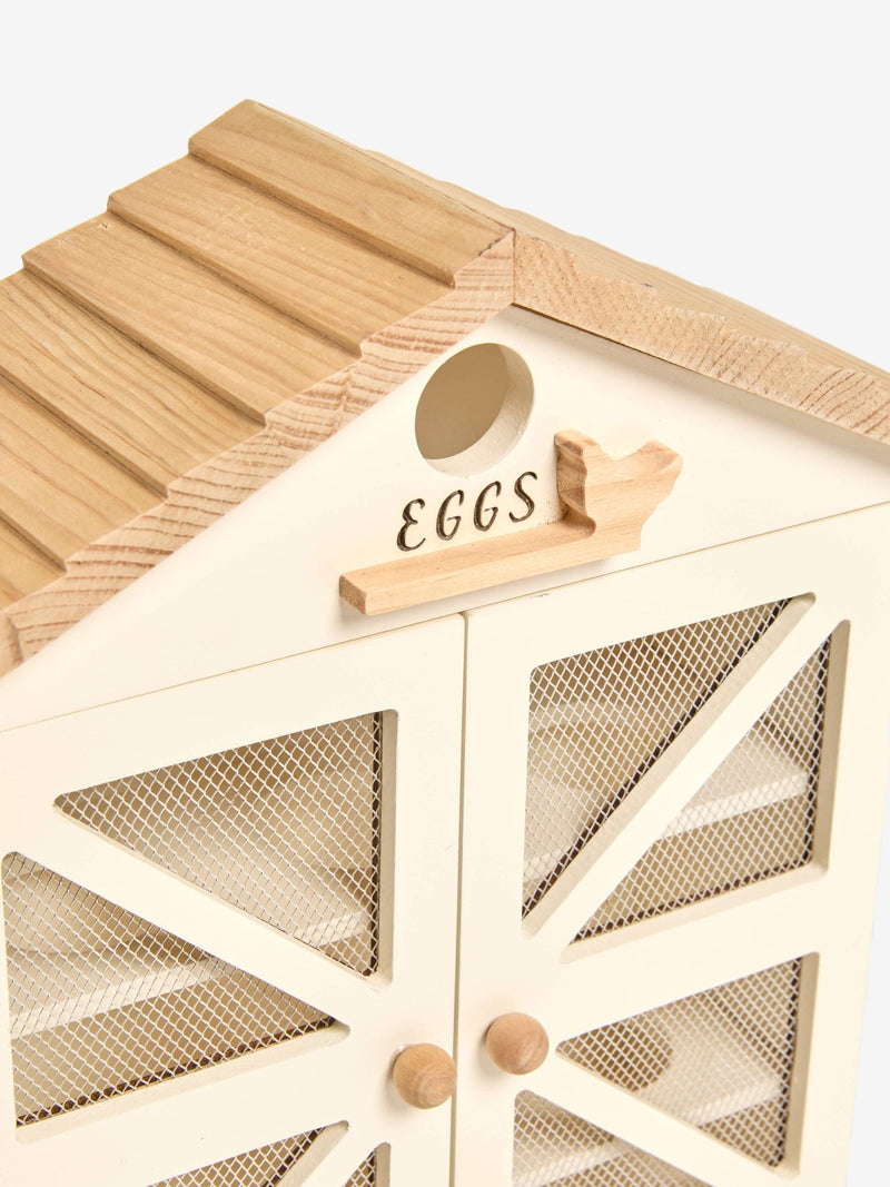 Wooden egg house for six eggs, imported from the UK