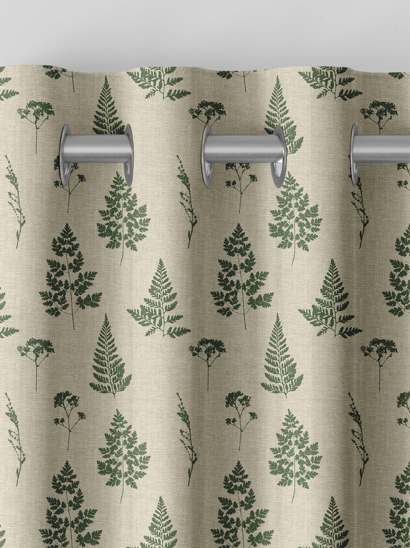 Emily Bond Green Tynesfield made to measure curtains (British brand)