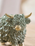 Sage Green Hamish the Highland Cow Small Ornament