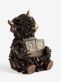 Bronze Hamish perpetual calendar ornament 9cm height - British product