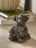 Bronze Hamish perpetual calendar ornament 9cm height - British product