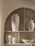 Lydford small textured ceramic flower vase, imported from the UK