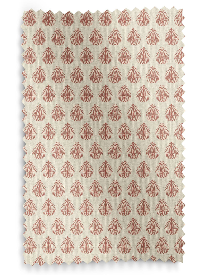 Emily Bond rust orange Jaipur made to measure roller blind (British brand)