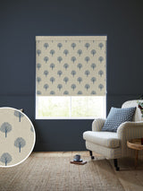 Next Emily Bond Blue Yew Tree Roller Blind- Buy online at McGrocer