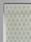 Emily Bond sky blue Jaipur roman blind - British product