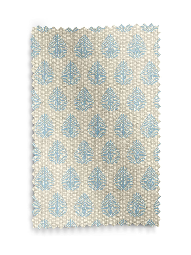 Emily Bond sky blue Jaipur roman blind - British product