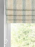 Emily Bond fern green George roman blind, imported from the UK