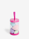Six pastel makeup sponge blenders for seamless blending (British brand)