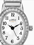 Limit silver tone oval watch 20mm - British product