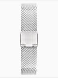 Limit silver tone analogue watch 38mm with mesh strap, imported from the UK