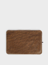 Next Osprey London Brown Chrome Leather Seat Pad Bag- Buy online at McGrocer