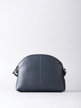Next Lakeland Leather Blue Elterwater Curved Cross-Body Bag- Buy online at McGrocer