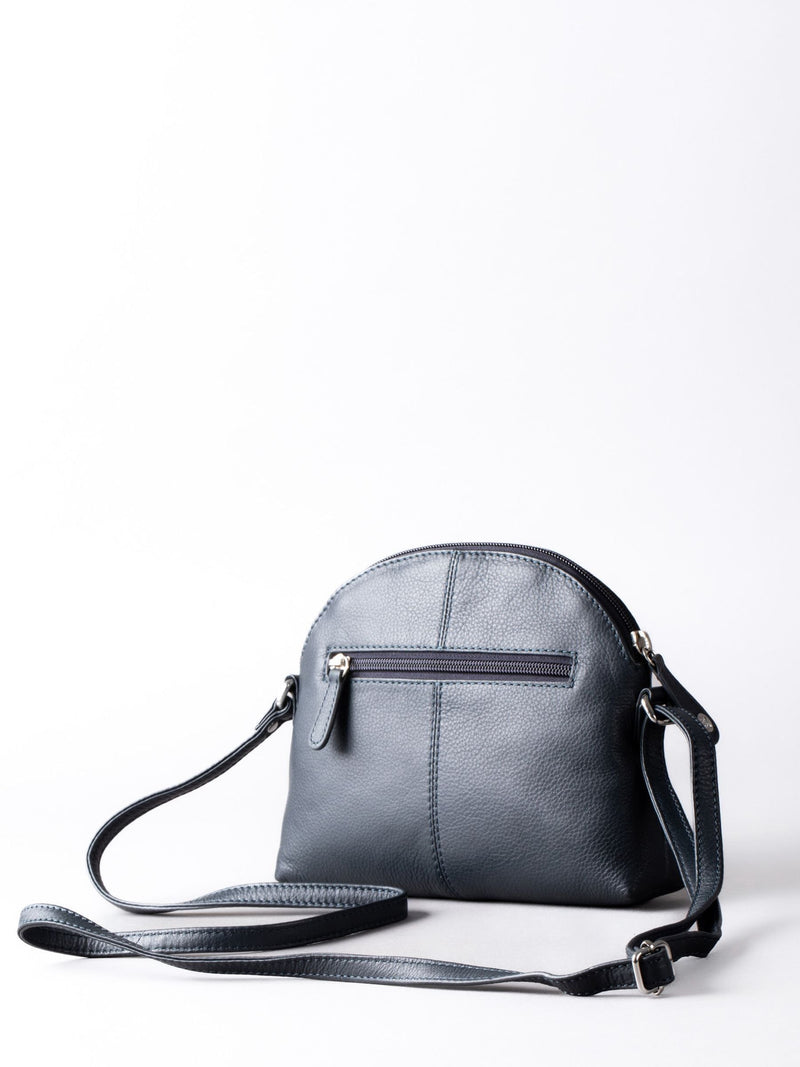 Lakeland Leather blue Elterwater cross-body bag - British product