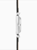 Limit women's analogue watch silver case black strap 30mm, imported from the UK