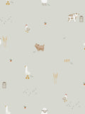 Little Dutch Little Farm wallpaper sample A4 (British brand)