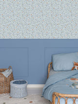 Next Little Dutch Blue Green Forest Adventure A4 Wallpaper Sample- Buy online at McGrocer