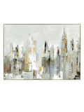 Art Marketing grey city limits wall art 88cm x 122cm - British product