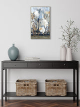 Next Art Marketing Blue Silversong Birch Canvas Wall Art 67cm x 40cm x 3cm- Buy online at McGrocer