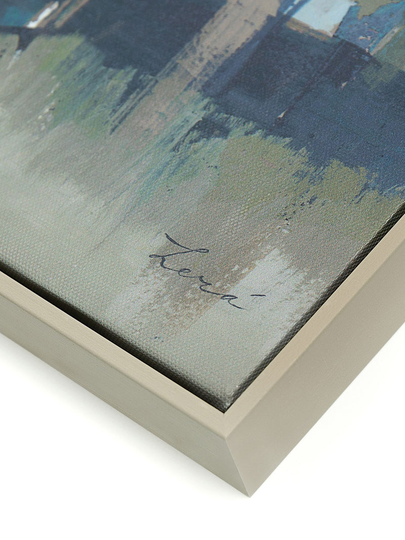 Art Marketing Blue Silversong canvas art 67x40x3cm - British product