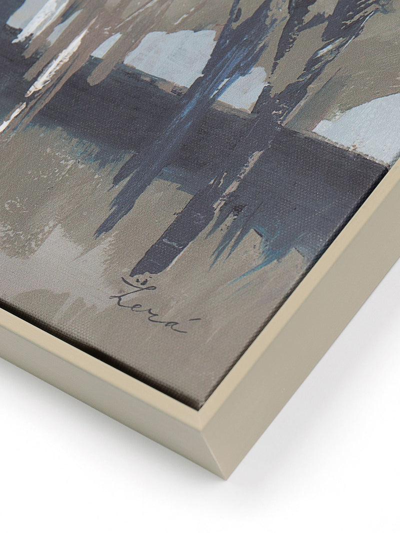 Silver Birch Blues wall art 67cm x 40cm - British product