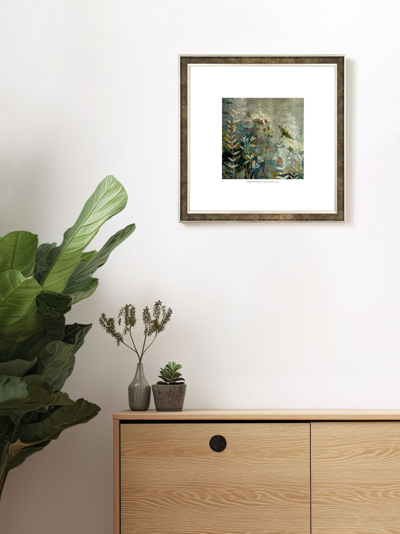 Art Marketing Blue Perception wall art 52cm, imported from the UK