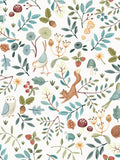 Little Dutch Forest Wonders wallpaper sample A4, imported from the UK