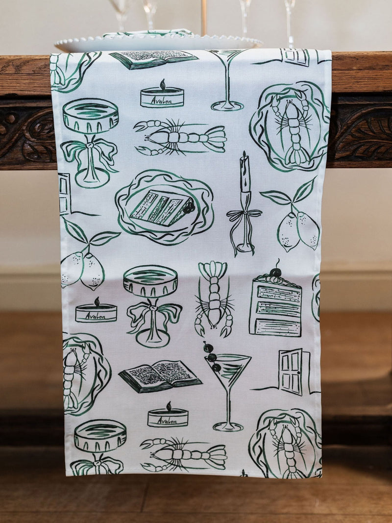 Avalon Home Just A Girl table runner 32x230cm (British brand)