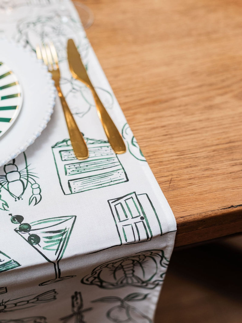 Avalon Home Just A Girl table runner 32x230cm (British brand)