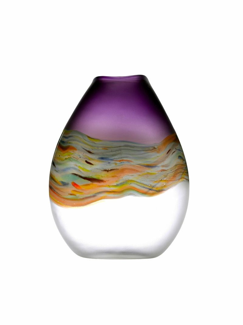 Voyage Maison Amethyst Lucius hand-blown glass vase - British product