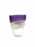 Voyage Maison amethyst hand-blown glass vase 22cm (British brand)